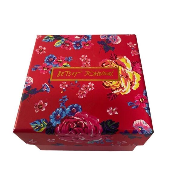 Betsey Johnson Sparkly Blue Pave Crystal & Antiqued Gold Toned Owl Leverbacks - Picture 6 of 8